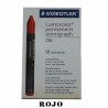 CRAYON  STD LUMOCOLOR PERMANENT 236-2  ROJO